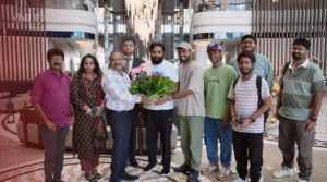 Tourist family team in dubai