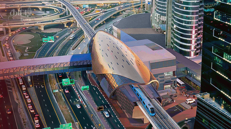 Dubai metro station