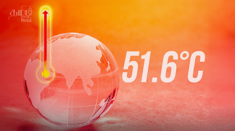 UAE recorded temperature