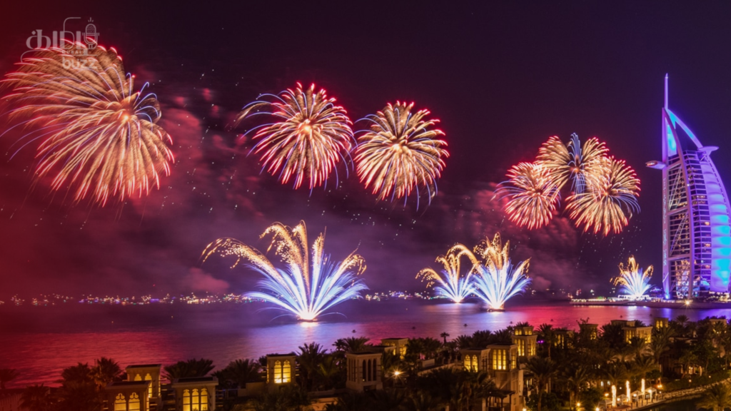 UAE New year fireworks