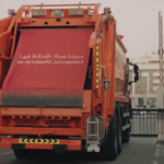 AI garbage truck Dubai