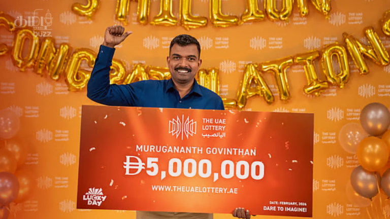 uae lottery indian expat wins aed 5m
